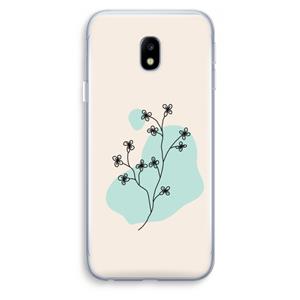 CaseCompany Love your petals: Samsung Galaxy J3 (2017) Transparant Hoesje