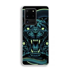 CaseCompany Cougar and Vipers: Samsung Galaxy S20 Ultra Transparant Hoesje