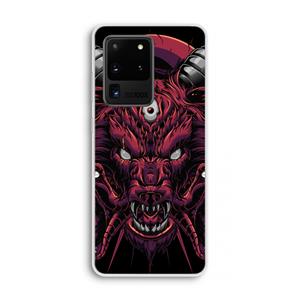 CaseCompany Hell Hound and Serpents: Samsung Galaxy S20 Ultra Transparant Hoesje