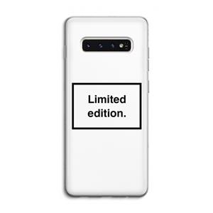 CaseCompany Limited edition: Samsung Galaxy S10 4G Transparant Hoesje
