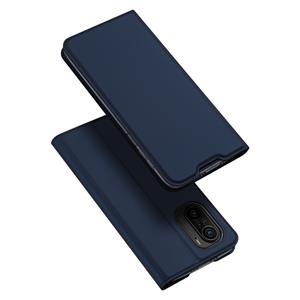 Dux Ducis Slim bookcase hoes - Xiaomi Poco F3 - Blauw
