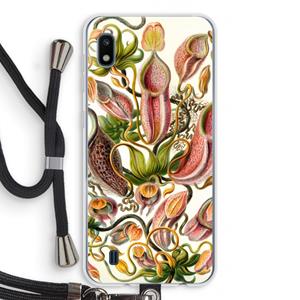 CaseCompany Haeckel Nepenthaceae: Samsung Galaxy A10 Transparant Hoesje met koord