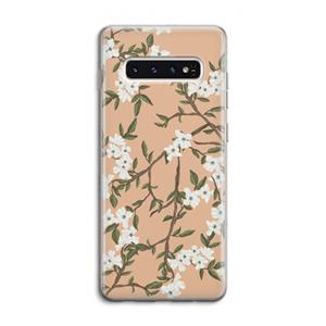 CaseCompany Blossoming spring: Samsung Galaxy S10 4G Transparant Hoesje