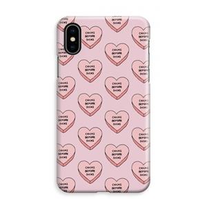 CaseCompany Chicks before dicks: iPhone XS Max Volledig Geprint Hoesje