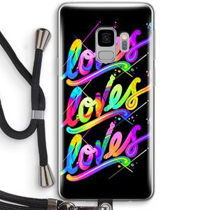 CaseCompany Loves: Samsung Galaxy S9 Transparant Hoesje met koord