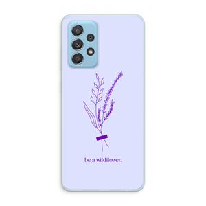 CaseCompany Be a wildflower: Samsung Galaxy A73 Transparant Hoesje
