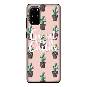 CaseCompany Cactus quote: Samsung Galaxy S20 Plus Tough Case