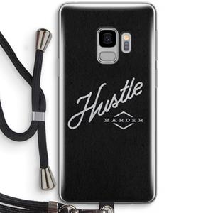 CaseCompany Hustle: Samsung Galaxy S9 Transparant Hoesje met koord