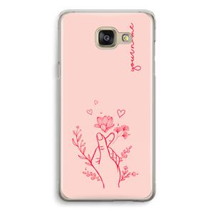 CaseCompany Giving Flowers: Samsung Galaxy A5 (2016) Transparant Hoesje