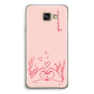 CaseCompany Love is in the air: Samsung Galaxy A5 (2016) Transparant Hoesje