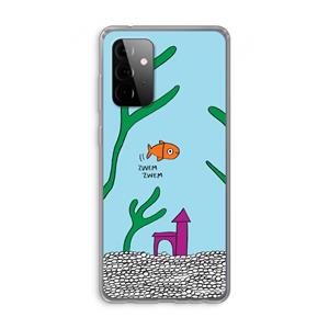CaseCompany Aquarium: Samsung Galaxy A72 Transparant Hoesje