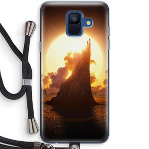 CaseCompany Children of the Sun: Samsung Galaxy A6 (2018) Transparant Hoesje met koord