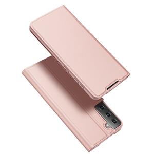 Dux Ducis Pro Serie Slim wallet hoes - Samsung Galaxy S21 Plus - Rose Goud