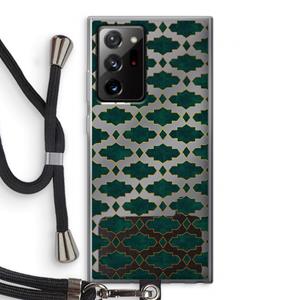 CaseCompany Moroccan tiles: Samsung Galaxy Note 20 Ultra / Note 20 Ultra 5G Transparant Hoesje met koord