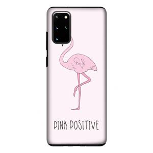 CaseCompany Pink positive: Samsung Galaxy S20 Plus Tough Case