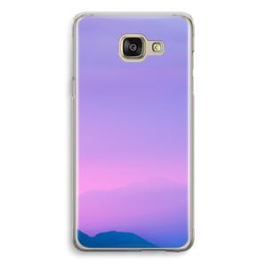 CaseCompany Sunset pastel: Samsung Galaxy A5 (2016) Transparant Hoesje