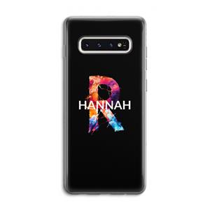 CaseCompany Abstract Spectrum: Samsung Galaxy S10 4G Transparant Hoesje
