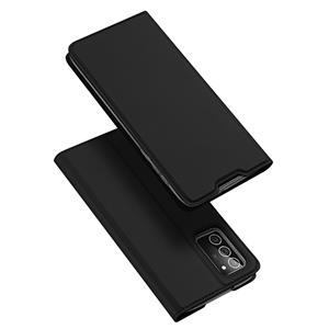 Dux Ducis pro serie slim wallet hoes - Samsung Galaxy Note 20 - Zwart