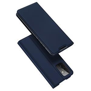 Dux Ducis Pro Serie Slim wallet hoes -Samsung Galaxy A72 - Blauw