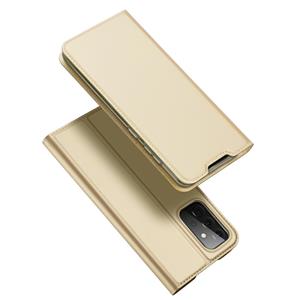 Dux Ducis Pro Serie Slim wallet hoes -Samsung Galaxy A72 - Goud