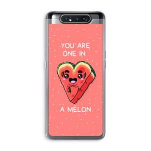 CaseCompany One In A Melon: Samsung Galaxy A80 Transparant Hoesje