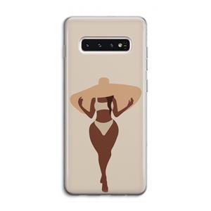 CaseCompany Let's get salty: Samsung Galaxy S10 4G Transparant Hoesje
