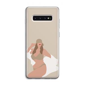 CaseCompany One of a kind: Samsung Galaxy S10 4G Transparant Hoesje