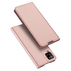 Dux Ducis Pro Serie Slim wallet hoes - Samsung Galaxy A12 - Rose Goud