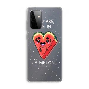 CaseCompany One In A Melon: Samsung Galaxy A72 Transparant Hoesje