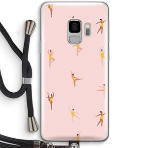 CaseCompany Dans #2: Samsung Galaxy S9 Transparant Hoesje met koord