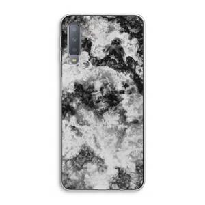 CaseCompany Onweer: Samsung Galaxy A7 (2018) Transparant Hoesje