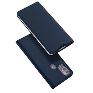 Dux Ducis Slim bookcase hoes - Motorola Moto G10 / Moto G30 - Blauw
