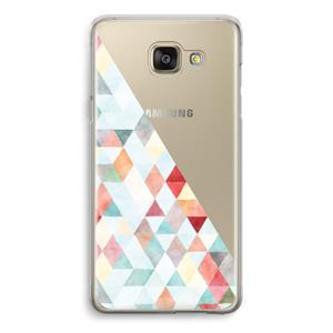 CaseCompany Gekleurde driehoekjes pastel: Samsung Galaxy A5 (2016) Transparant Hoesje