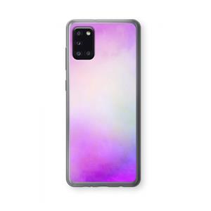 CaseCompany Clouds pastel: Samsung Galaxy A31 Transparant Hoesje
