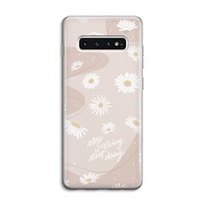 CaseCompany Daydreaming becomes reality: Samsung Galaxy S10 4G Transparant Hoesje