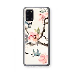CaseCompany Japanse bloemen: Samsung Galaxy A31 Transparant Hoesje