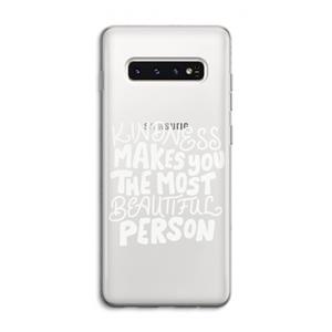 CaseCompany The prettiest: Samsung Galaxy S10 4G Transparant Hoesje