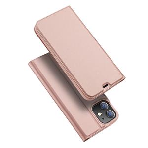 Dux Ducis Pro serie slim wallet hoes - iPhone 12 Mini - Rose Goud