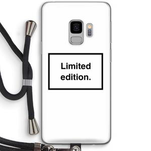 CaseCompany Limited edition: Samsung Galaxy S9 Transparant Hoesje met koord