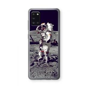 CaseCompany Spaceman: Samsung Galaxy A31 Transparant Hoesje