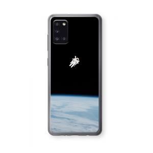 CaseCompany Alone in Space: Samsung Galaxy A31 Transparant Hoesje