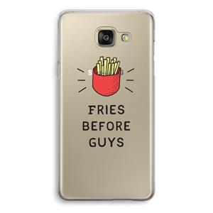 CaseCompany Fries before guys: Samsung Galaxy A5 (2016) Transparant Hoesje