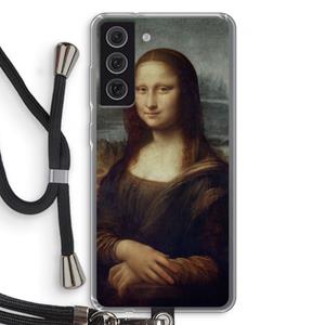 CaseCompany Mona Lisa: Samsung Galaxy S21 FE Transparant Hoesje met koord