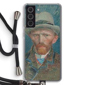 CaseCompany Van Gogh: Samsung Galaxy S21 FE Transparant Hoesje met koord