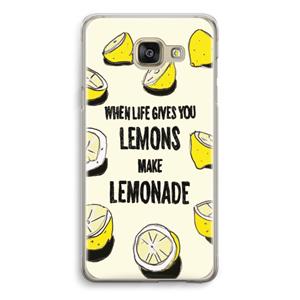 CaseCompany Lemonade: Samsung Galaxy A5 (2016) Transparant Hoesje