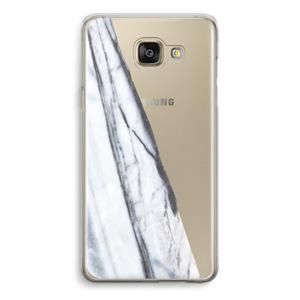 CaseCompany Gestreepte marmer: Samsung Galaxy A5 (2016) Transparant Hoesje