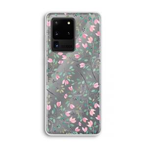 CaseCompany Sierlijke bloemen: Samsung Galaxy S20 Ultra Transparant Hoesje