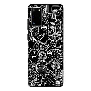 CaseCompany Vexx Black City : Samsung Galaxy S20 Plus Tough Case