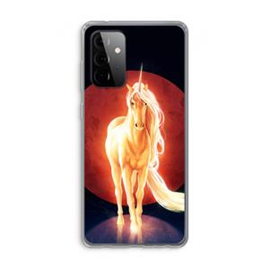 CaseCompany Last Unicorn: Samsung Galaxy A72 Transparant Hoesje