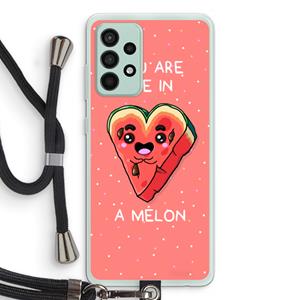 CaseCompany One In A Melon: Samsung Galaxy A52s 5G Transparant Hoesje met koord